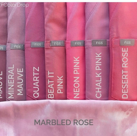 New Figs Livingston scrub pants desert rose - Picture 14 of 15